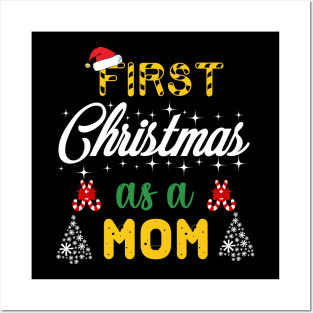 First Christmas as a mom Posters and Art